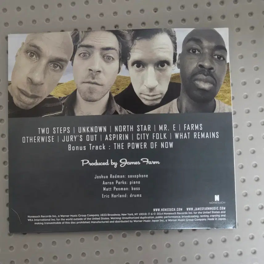 [BUNJANG] James Farm City Japanese Edition CD / 일본반 제임스 팜 CD 음반 City
