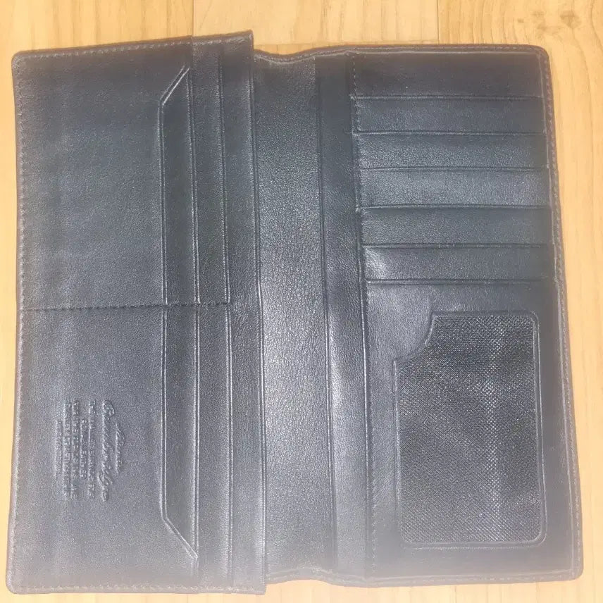 [BUNJANG] Cambridge Black Leather Long Wallet / 캠브리지 블랙 가죽 장지갑