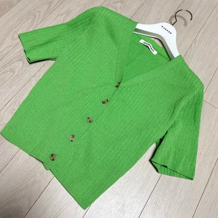 [BUNJANG] Bluestorm Short Sleeve Cardigan / 브플먼트 반팔 가디건
