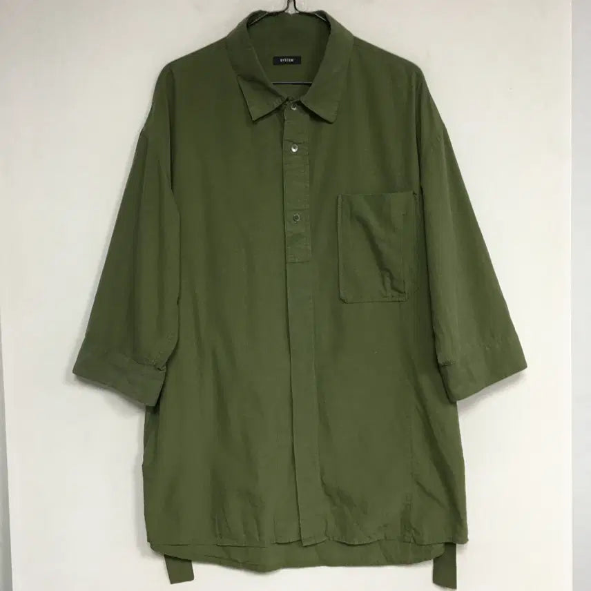 [BUNJANG] System Homme Oversized Pocket Shirt / 22 SYSTEM 시스템 옴므 오버핏 포켓 셔츠 105