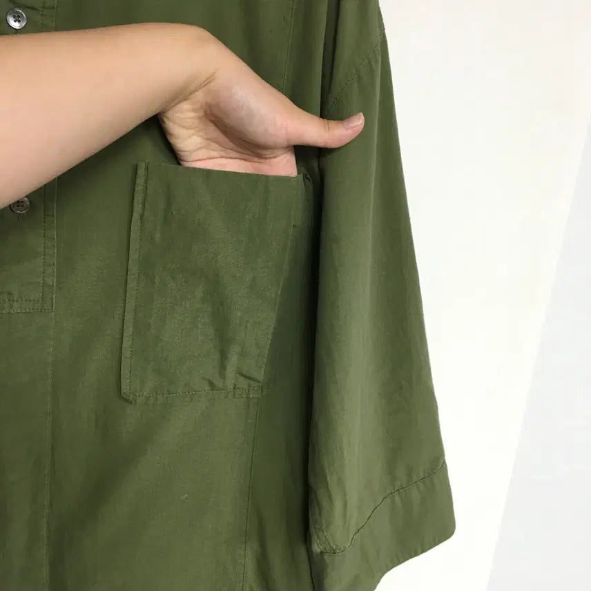 [BUNJANG] System Homme Oversized Pocket Shirt / 22 SYSTEM 시스템 옴므 오버핏 포켓 셔츠 105
