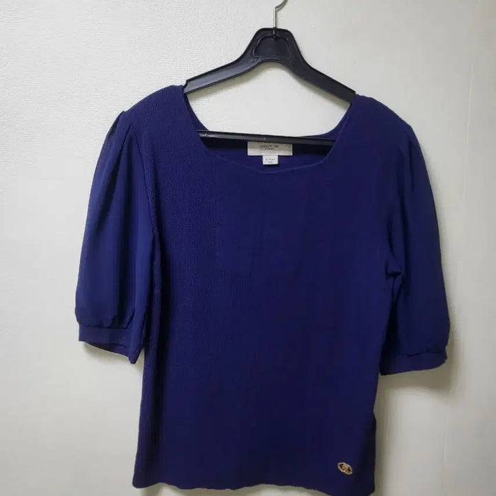 [BUNJANG] CERRUTI 1881 Puff Sleeve Knit T-Shirt / CERRUTI 1881 퍼프소매 니트 티셔츠
