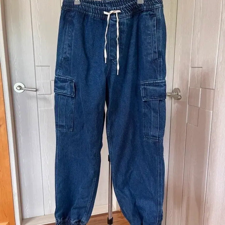 [BUNJANG] Carhartt Blue Jogger Pants L / L 커버낫 청 조거바지 공용