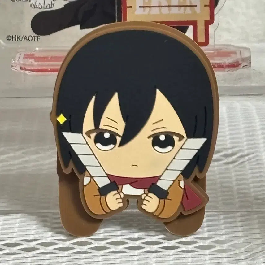 [BUNJANG] Attack on Titan Mikasa Ackerman Rubber Strap / 진격거 러버클립 미카사