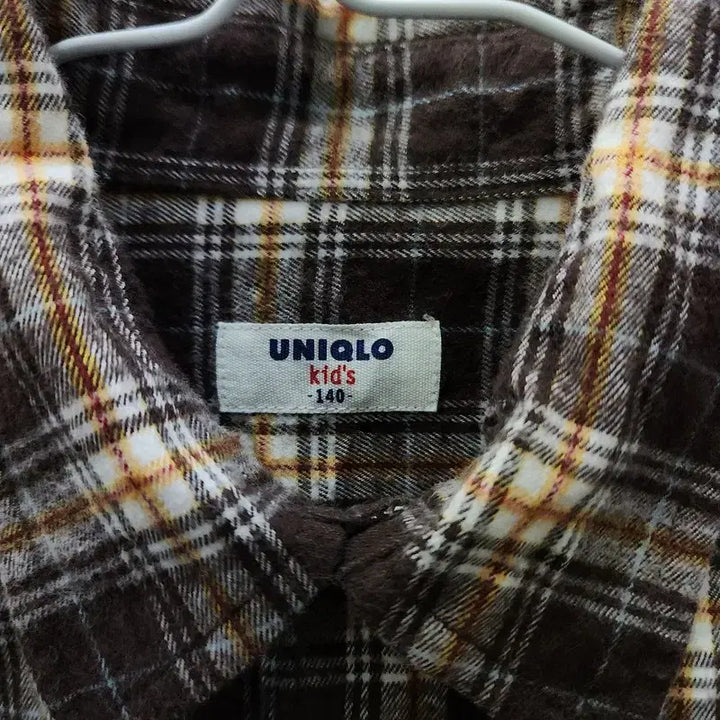 [BUNJANG] Uniqlo Vintage Flannel Check Shirt Brown / UNIQLO 유니클로 빈티지 플란넬 체크 브라운 셔츠