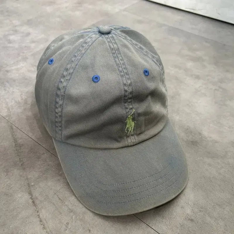 [BUNJANG] Polo Ralph Lauren Classic Chino Strapback Cap / OS 폴로 랄프 로렌 가죽 스트랩 클래식 치노 볼캡 모자 소라
