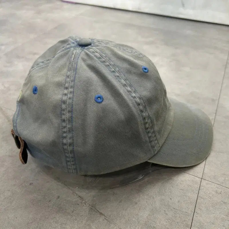 [BUNJANG] Polo Ralph Lauren Classic Chino Strapback Cap / OS 폴로 랄프 로렌 가죽 스트랩 클래식 치노 볼캡 모자 소라