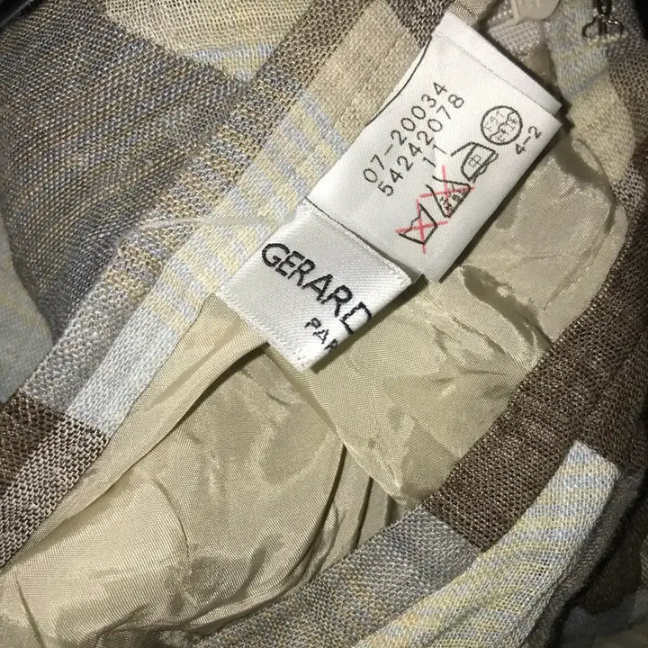 [BUNJANG] Vintage Brown Check Mori Girl Skirt / 일본빈티지 브라운 체크 스커트 모리걸 아구미