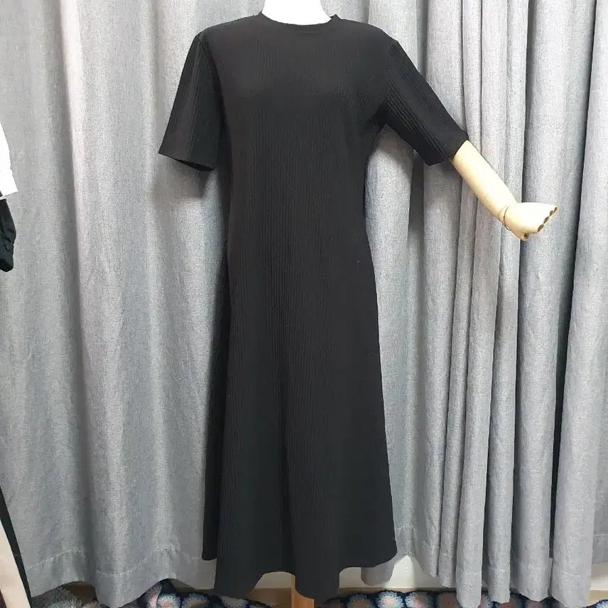 [BUNJANG] Pleated Maxi Dress / 플리츠 고급 맥시원피스