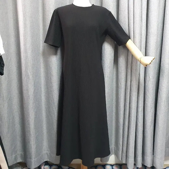 [BUNJANG] Pleated Maxi Dress / 플리츠 고급 맥시원피스