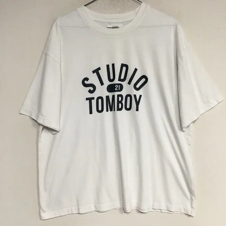 [BUNJANG] Studio Tomboy Lettering Short Sleeve T-Shirt F / 스튜디오톰보이 레터링 반팔 티셔츠 F