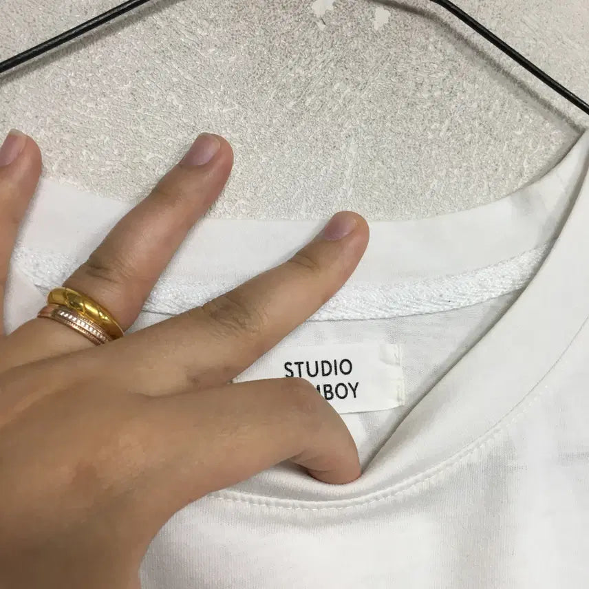[BUNJANG] Studio Tomboy Lettering Short Sleeve T-Shirt F / 스튜디오톰보이 레터링 반팔 티셔츠 F