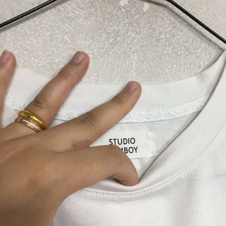 [BUNJANG] Studio Tomboy Lettering Short Sleeve T-Shirt F / 스튜디오톰보이 레터링 반팔 티셔츠 F