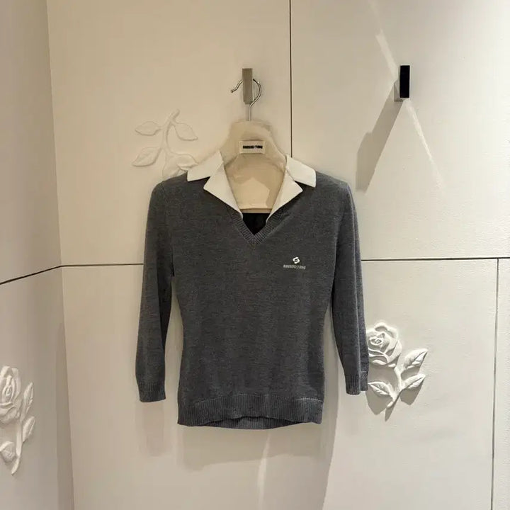 [BUNJANG] Shushutong Knit Navy / 슈슈통 니트 그레이6