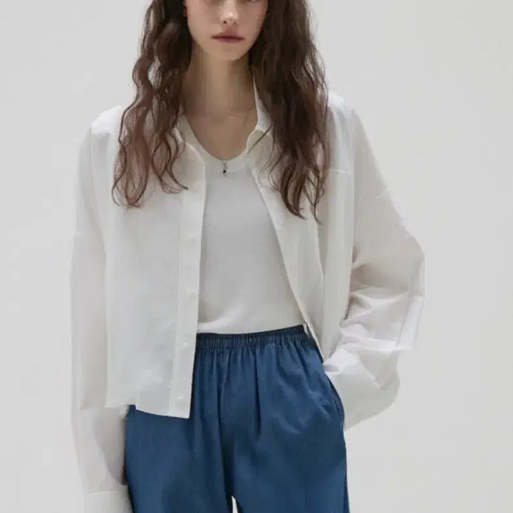 [BUNJANG] Aspesi White Button-Up Shirt (S) / 아스페시 Aspesi 화이트 남방(S)