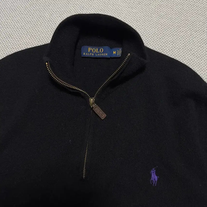 [BUNJANG] Polo Ralph Lauren Half-Zip Knit Sweater / 폴로 랄프로렌 하프집업 니트