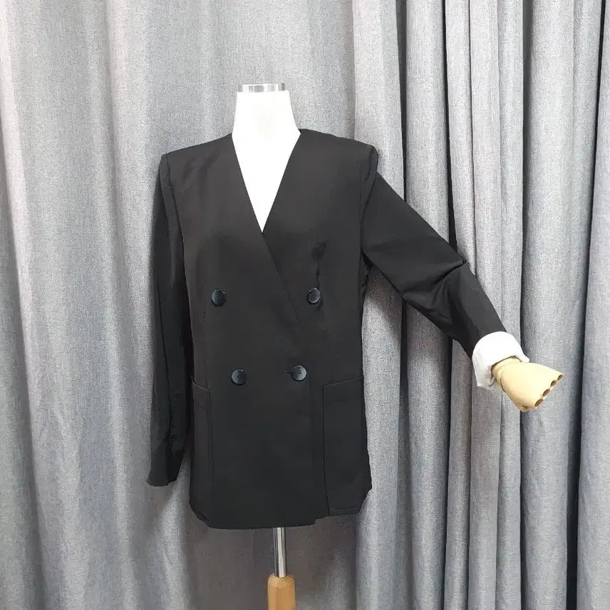 [BUNJANG] Premium Black Official Jacket / 77패드 고급 블랙 오피셜자켓