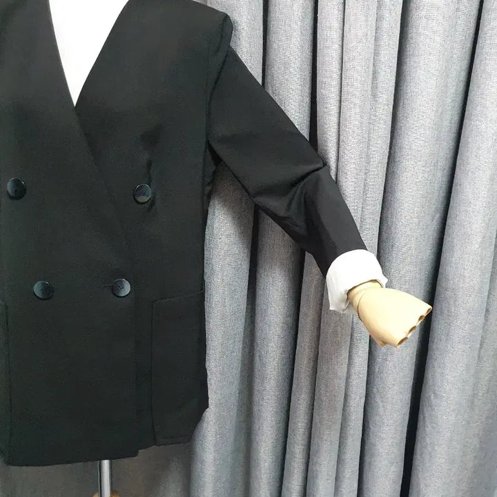 [BUNJANG] Premium Black Official Jacket / 77패드 고급 블랙 오피셜자켓