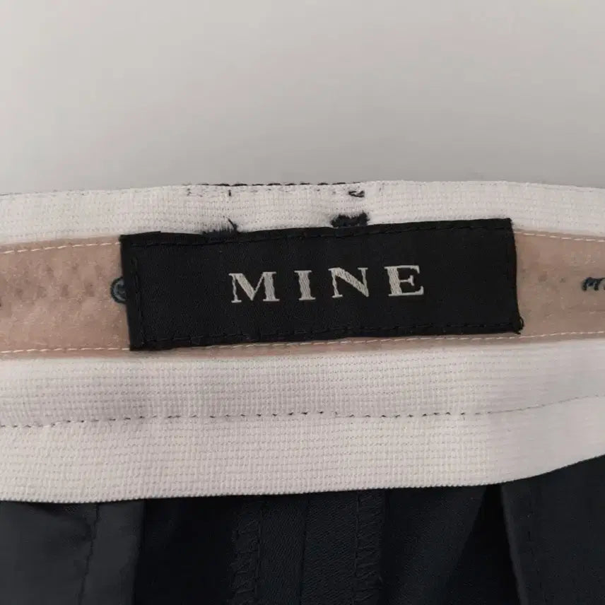 [BUNJANG] MINE Navy Banding Trousers / 26 마인 MINE 진한 navy 바지 밴딩