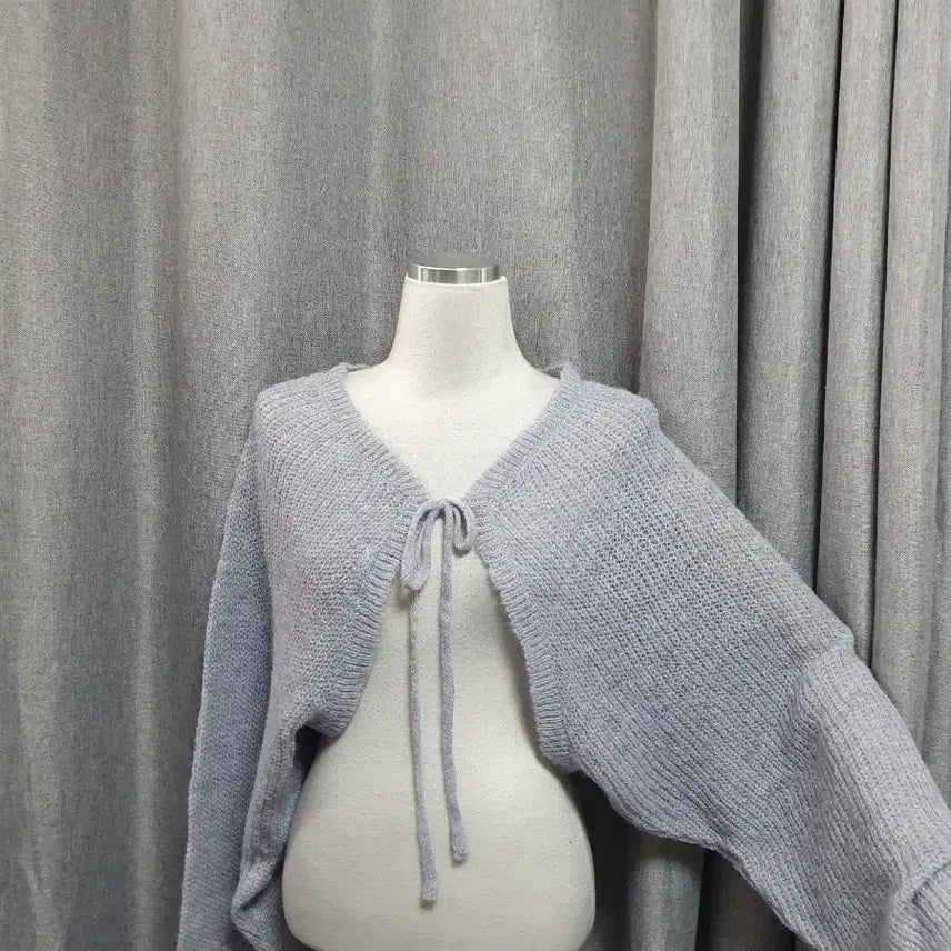 [BUNJANG] Grey Bolero Cardigan / 그레이  볼레로 가디건