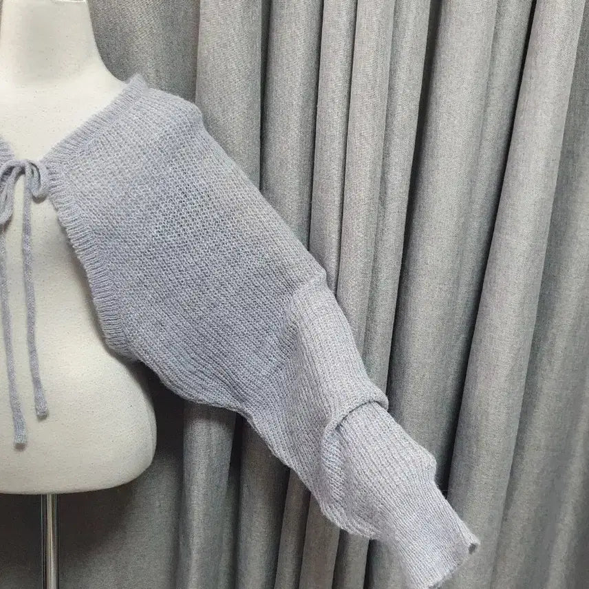 [BUNJANG] Grey Bolero Cardigan / 그레이  볼레로 가디건