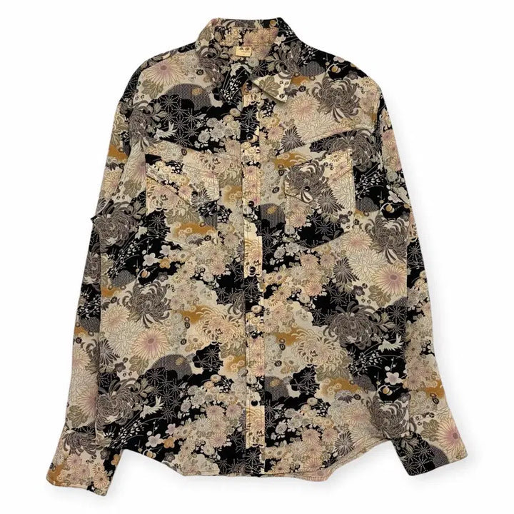 [BUNJANG] Vintage Japanese-Style Western Pattern Shirt / 빈티지 일본풍 웨스턴 패턴 셔츠