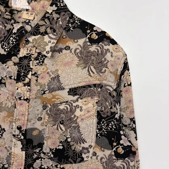 [BUNJANG] Vintage Japanese-Style Western Pattern Shirt / 빈티지 일본풍 웨스턴 패턴 셔츠