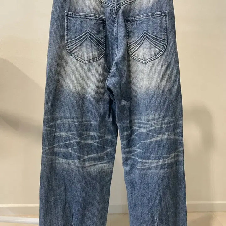 [BUNJANG] Etce Vertical Baggy Jeans / [M] Etce VERTICAL BAGGY JEAN