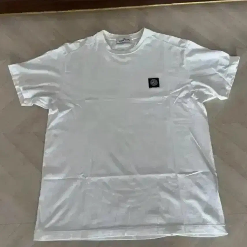 [BUNJANG] Stone Island White T-Shirt / 스톤아일랜드