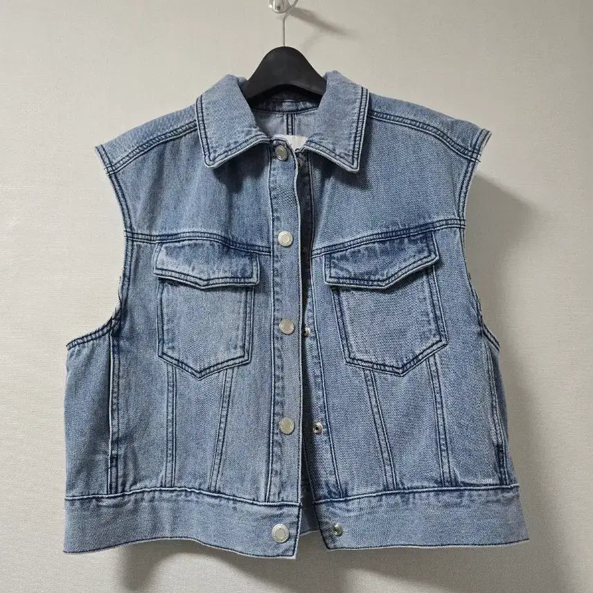 [BUNJANG] The Edge Denim Vest Size 55 / 더엣지 데님 베스트55