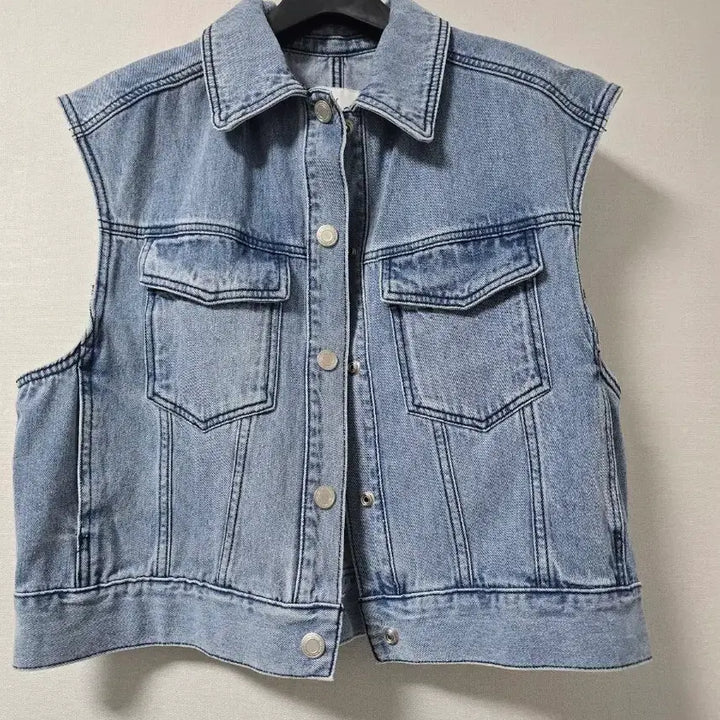 [BUNJANG] The Edge Denim Vest Size 55 / 더엣지 데님 베스트55