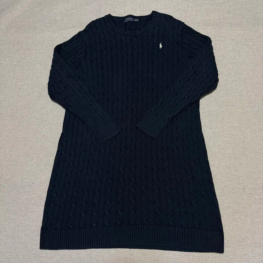 [BUNJANG] Polo Ralph Lauren Cable Knit Dress / 폴로 랄프로렌 케이블 니트 원피스