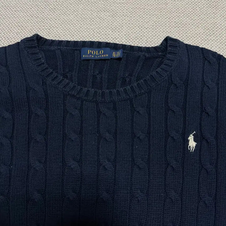 [BUNJANG] Polo Ralph Lauren Cable Knit Dress / 폴로 랄프로렌 케이블 니트 원피스