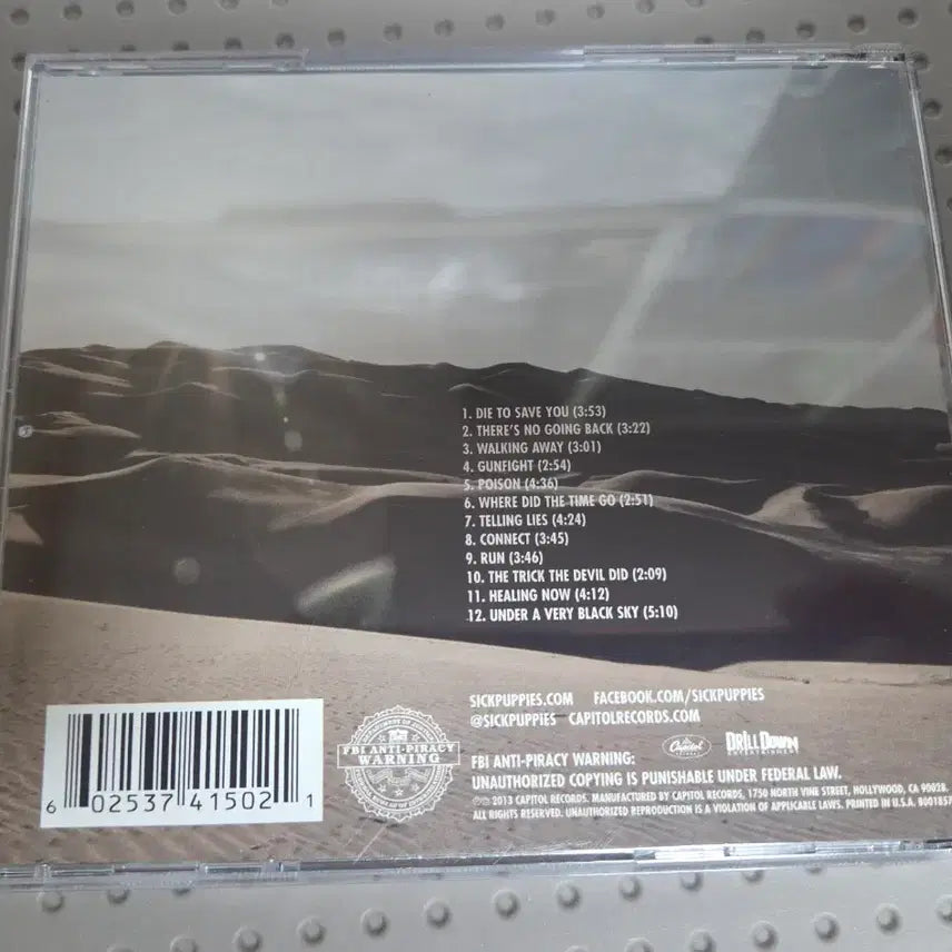 [BUNJANG] Sick Puppies Connect Album / Sick Puppies의 Connect 앨범이에요