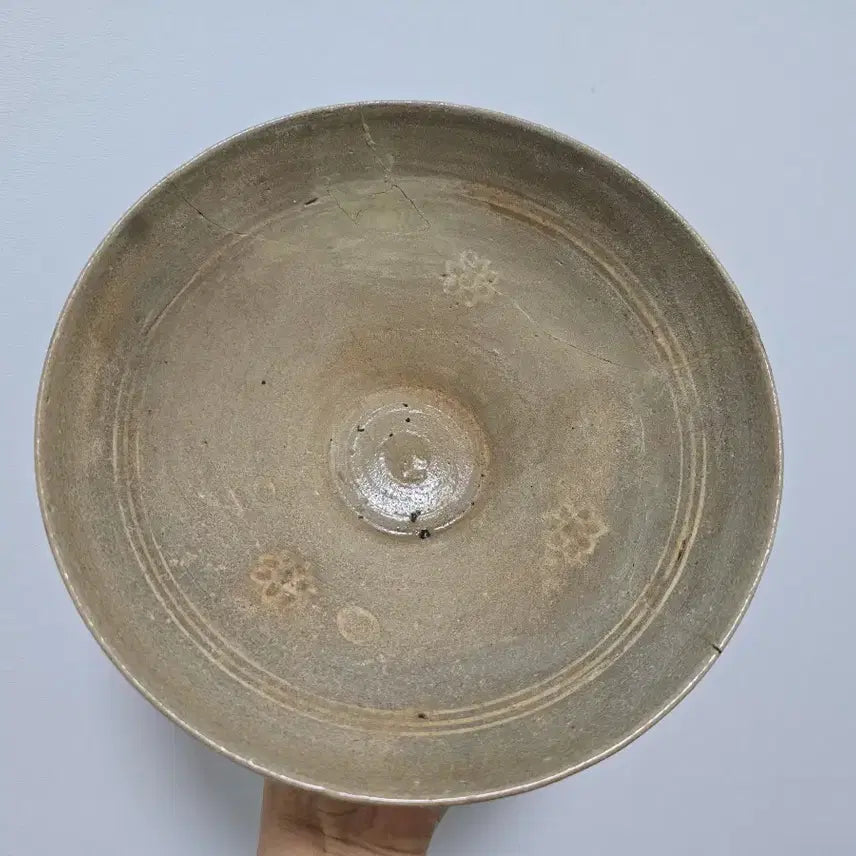 [BUNJANG] Goryeo Celadon White Inlaid Floral Bowl / 고려청자 백상감 화문 발