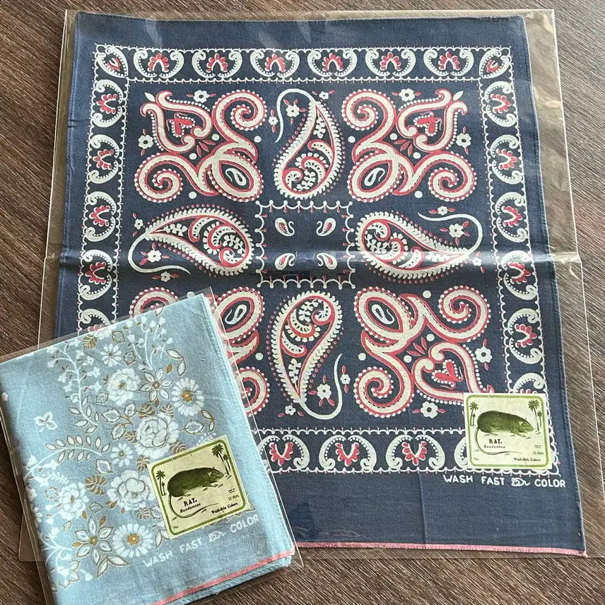 [BUNJANG] Kapital Fastcolor Selvage Bandana Paisley Scarf / [새상품] 캐피탈 fastcolor 셀비치반다나 삼보 페이즐리 15x15