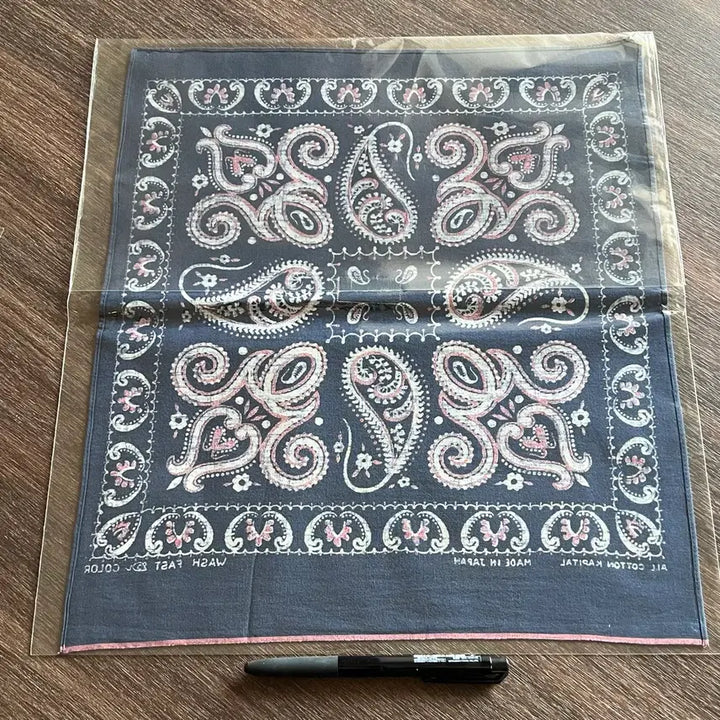 [BUNJANG] Kapital Fastcolor Selvage Bandana Paisley Scarf / [새상품] 캐피탈 fastcolor 셀비치반다나 삼보 페이즐리 15x15