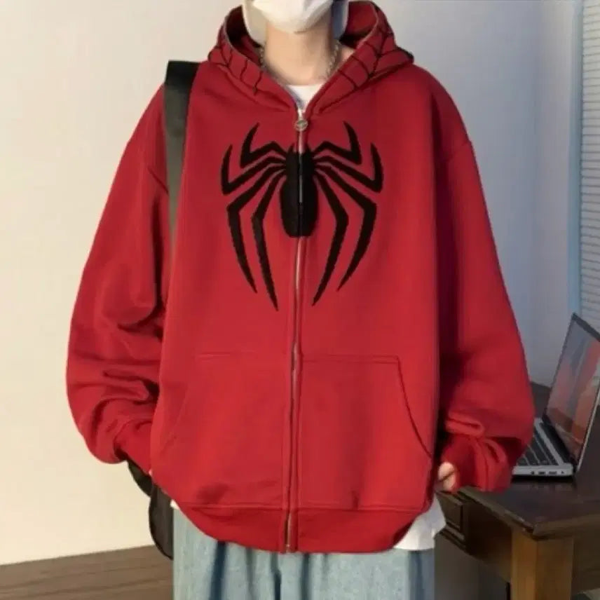 [BUNJANG] Spider-Man Hoodie / 스파이더맨 후드집업
