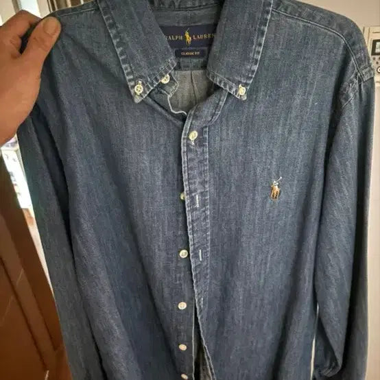 [BUNJANG] Polo Ralph Lauren Classic Fit Denim Shirt / 폴로 랄프로렌 데님 셔츠 남방 클래식핏