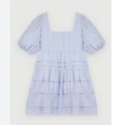 [BUNJANG] Maje Square Neck Embroidered Detail Dress Size 36 / 마쥬 maje  스퀘어넥 자수 디테일 원피스 36 사이즈 정품