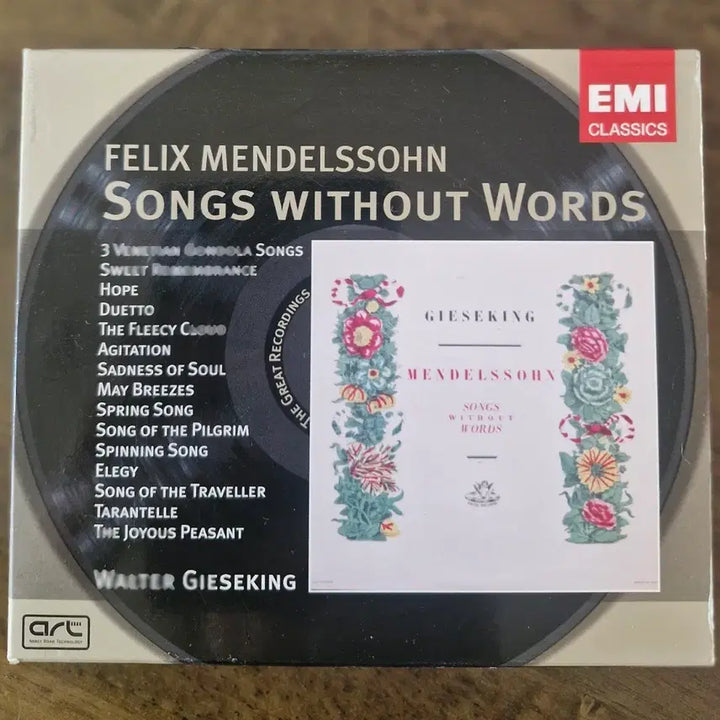 [BUNJANG] Mendelssohn: Songs Without Words (Lieder Ohne Worte) - Walter Gieseking / CD 멘델스존 무언가  기제킹 연주