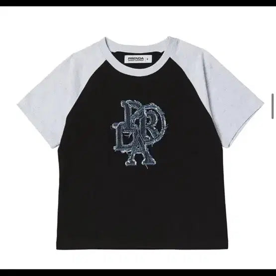 [BUNJANG] Frenda Patch Raglan Sleeve T-Shirt / 프렌다 패치 반팔 티셔츠