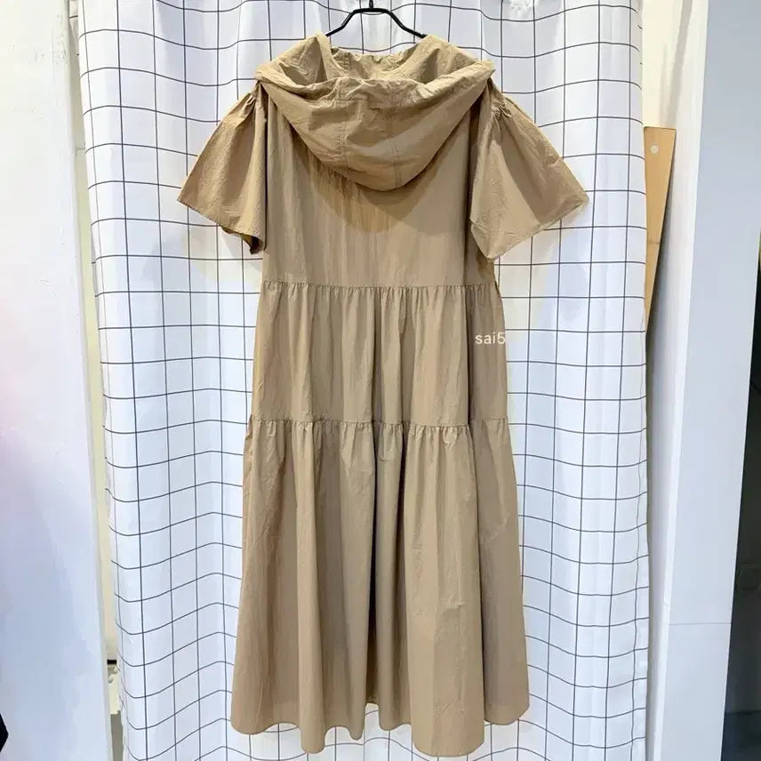 [BUNJANG] Calaluna Crinkled Hooded Dress / 꺌랑 바스락 후드 원피스
