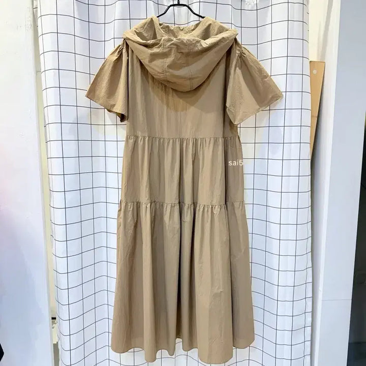 [BUNJANG] Calaluna Crinkled Hooded Dress / 꺌랑 바스락 후드 원피스