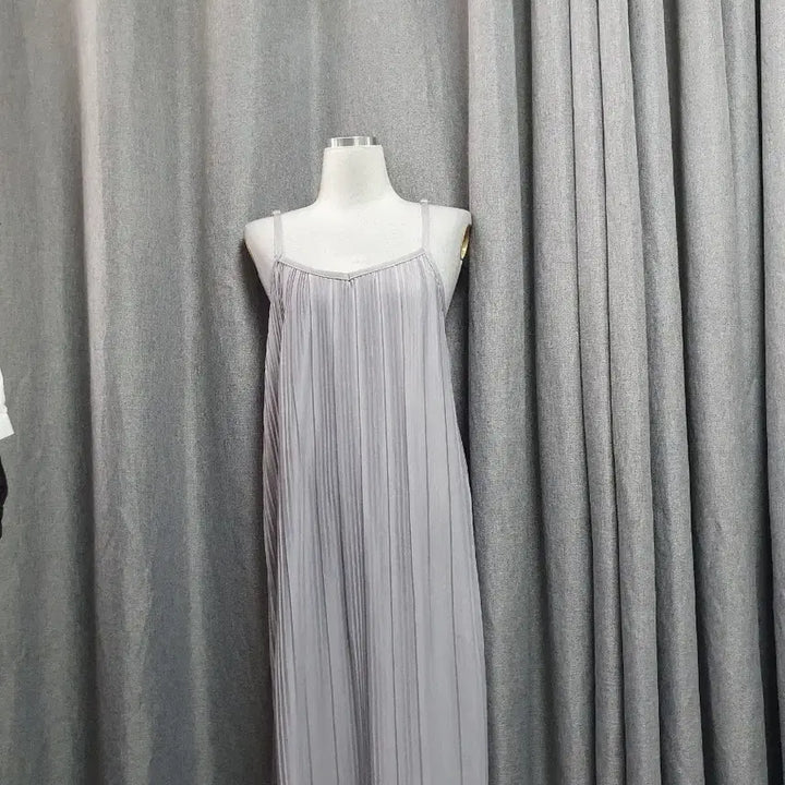[BUNJANG] Lavender Pleated Sleeveless Dress / 라벤더 플리츠 슬리브리스원피스