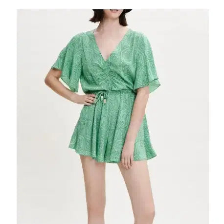[BUNJANG] Maje Green Jumpsuit 36 / 마쥬 maje 그린 점프 수트 룸퍼 36 사이즈 정품