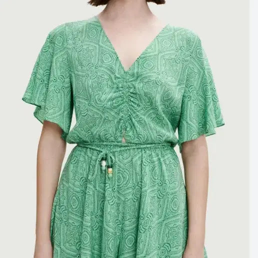 [BUNJANG] Maje Green Jumpsuit 36 / 마쥬 maje 그린 점프 수트 룸퍼 36 사이즈 정품