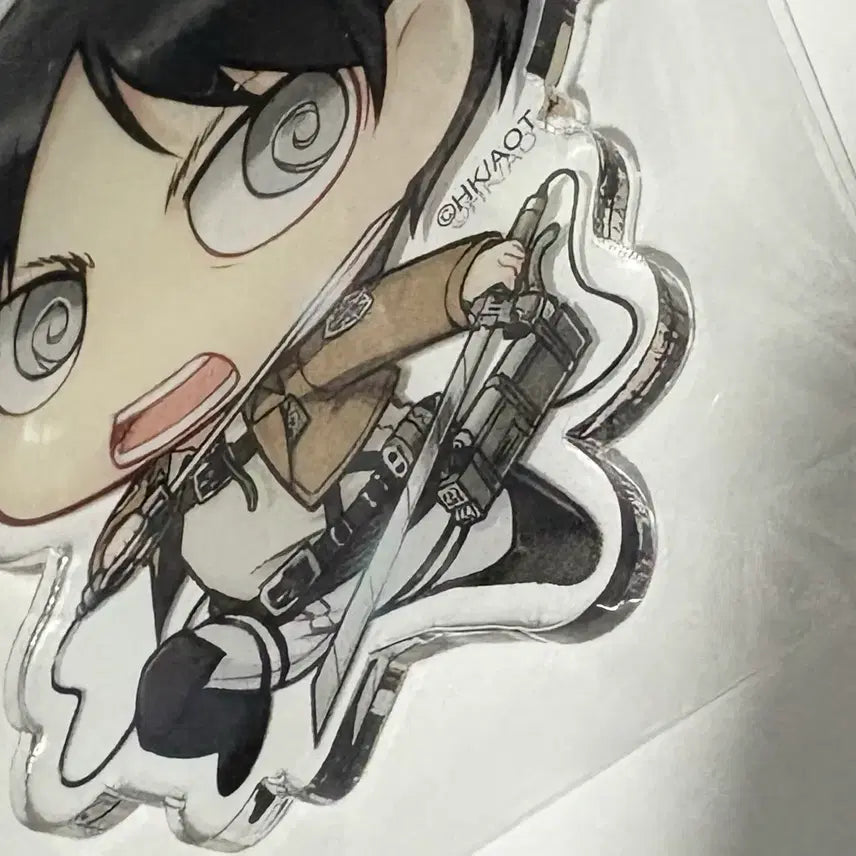 [BUNJANG] Attack on Titan Eren Acrylic Keychain / [진격의거인] 에렌 빅 아크릴 키홀더