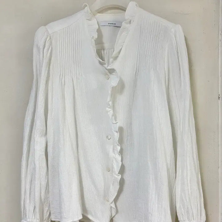 [BUNJANG] Blank03 Cotton Pintuck Blouse / (급처) 블랭크공삼 cotton pin-tuck blouse