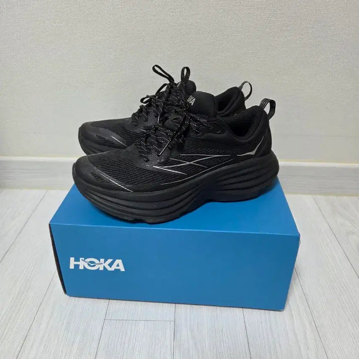 [BUNJANG] Hoka Bondi 8 TS Caged Black Silver / 호카 본디 8 TS 케이지드 블랙 실버